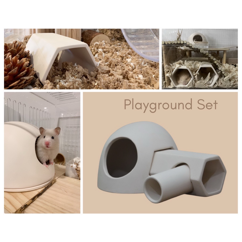 chillspot-hamster-playground-set-4-บ้านหลบ-ของเล่นแฮมสเตอร์-ของแต่งกรง-ชูการ์-ท่อมุด-ลอดเล่น-ปีนออกกำลังกาย