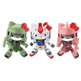 Bandai Hello Kitty x Gundam or Zaku II มี 3 แบบ (ราคาต่อแบบ/เลือกแบบด้านใน) (Plastic Model)