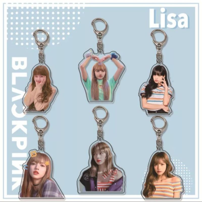 พวงกุญแจลิซ่า-lisa-blackpink-keychain