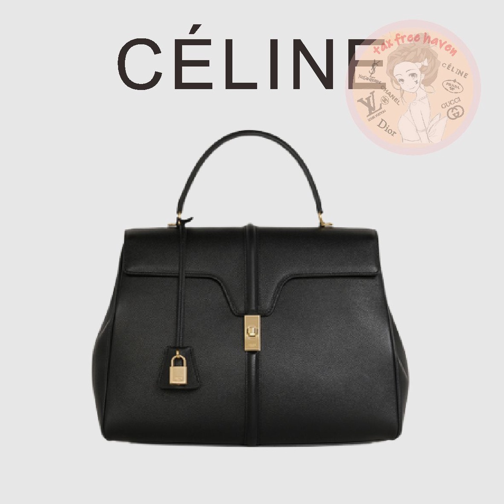 shopee-ลดกระหน่ำ-ของแท้-100-celine-brand-new-16-large-grain-leather-handbag