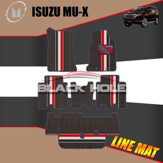 Isuzu MU-X ปี 2021 - ปีปัจจุบัน Blackhole Trap Line Mat Edge (Set ชุดภายในห้องโดยสาร)