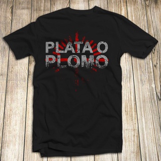 เสื้อยืด ผ้าฝ้าย พิมพ์ลาย Narcos Made In Plata O Plomo Pablo Escobar สําหรับผู้ชาย DF12HJ18735