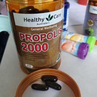 ภาพขนาดย่อของภาพหน้าปกสินค้าพร้อมส่ง Healthy Care Propolis 2000mg 200 Capsules เฮลตี้แคร์ พรอพอลิส ออสเตรเลีย สารสกัดจากเกสรผึ้ง เสริมภูมิต้านทาน จากร้าน littlegirlshop69 บน Shopee ภาพที่ 4