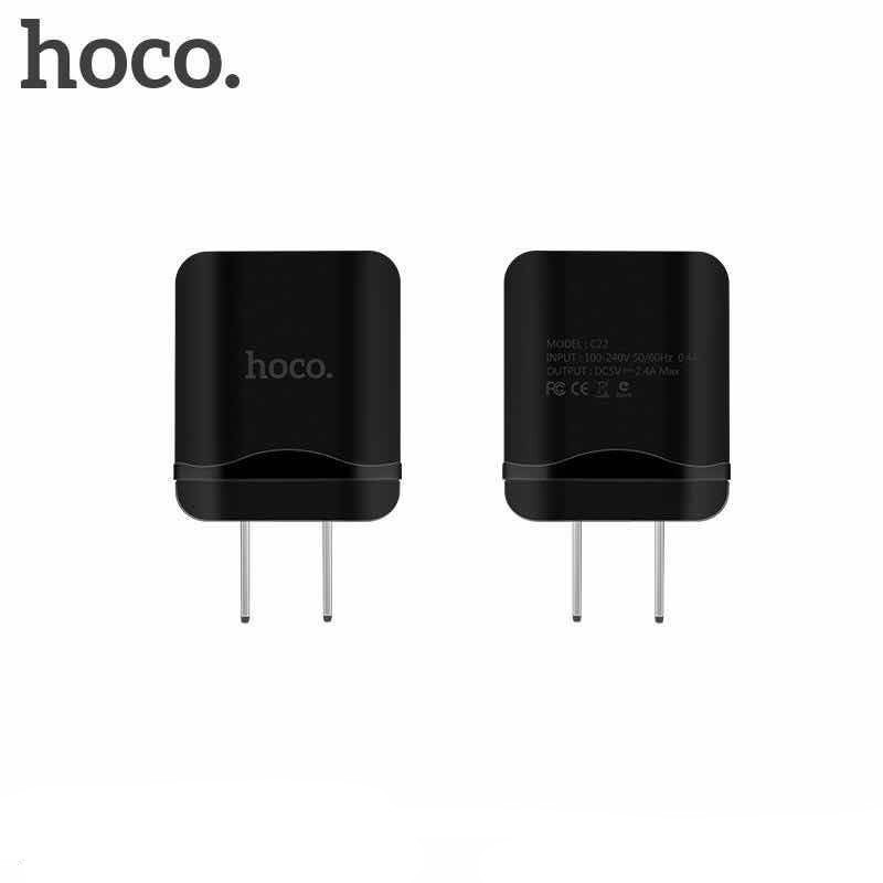hoco. C22 Charger High Quality 2.4A หัวชาร์จโทรศัพท์ ของแท้ | Shopee ...