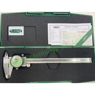 เวอร์เนียแบบเข็ม ขนาด 8 นิ้ว INSIZE   (Dial Caliper) ค่าความละเอียด 0.01มม. รุ่น 1311-200A