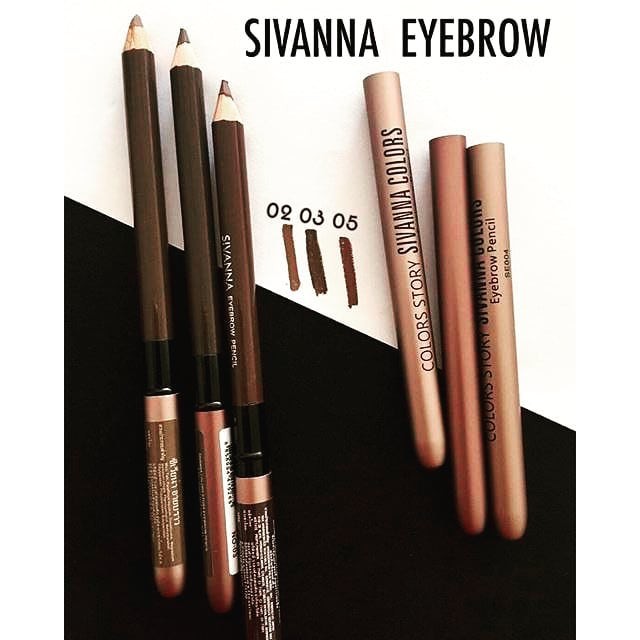 ของแท้-ส่งด่วน-ถูก-sivanna-eyebrow-pencil-es004-ซิวานน่า-ดินสอเขียนคิ้ว-x-12-ชิ้น-dayse