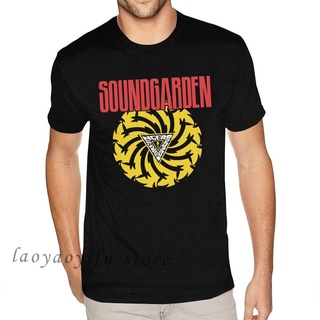 เสื้อยืด พิมพ์ลาย Soundgarden สไตล์เรโทร สําหรับผู้ชาย ยุค 80