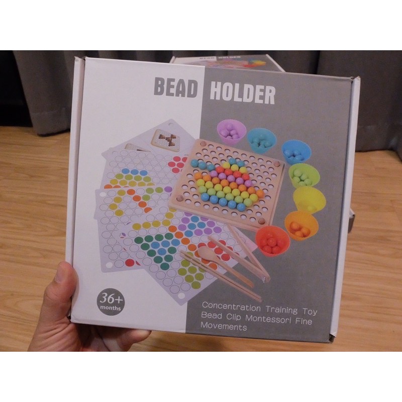 พรีออร์เดอร์-ของเล่นสร้างเสริมทักษะ-wooden-bead-puzzle-board