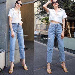 Minimal#ยีนส์ขาตรงเตอๆ มีS-L