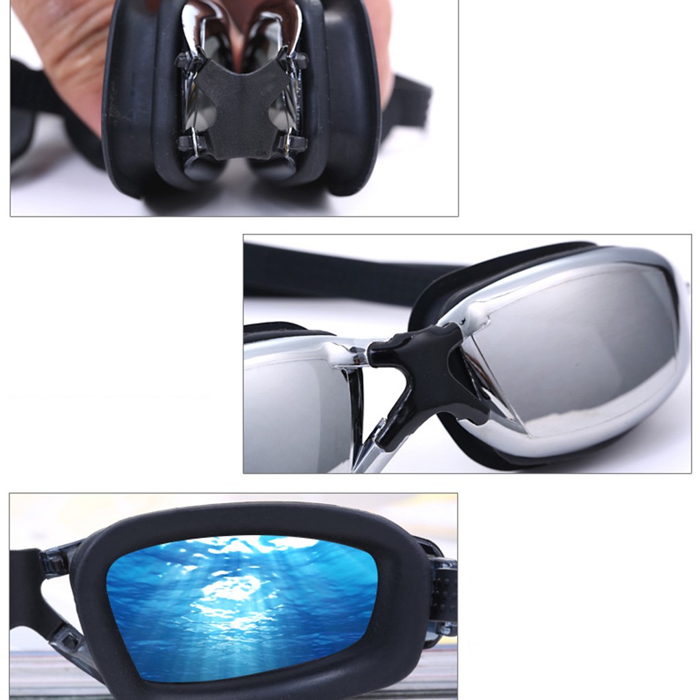 ภาพสินค้าแว่นตาว่ายน้ำ ป้องกันน้ำ ใช้ได้กับทุกเพศ สำหรับผู้ที่มีสายตาสั้น จากร้าน elenxs.th บน Shopee ภาพที่ 6