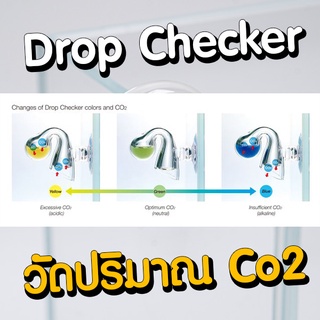 ภาพหน้าปกสินค้าDrop Checker ดรอบเช็คเกอร์ สำหรับวัดปริมาณ CO2 ในน้ำตู้ปลา ที่เกี่ยวข้อง