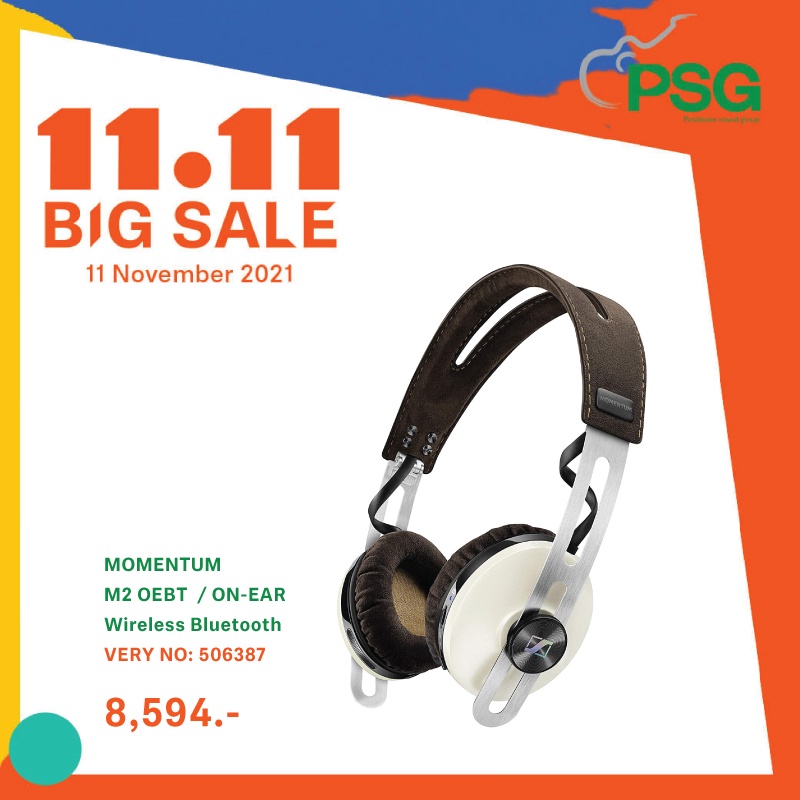 SENNHEISER Momentum Wireless On-Ear M2 OEBT - Ivory | Shopee Thailand