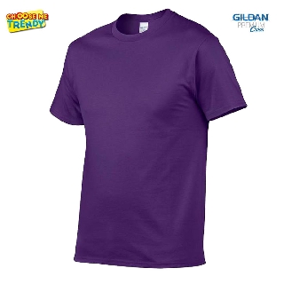 เสื้อยืด สีม่วง Gildan® Premium Cotton Purple เกรดพรีเมี่ยม