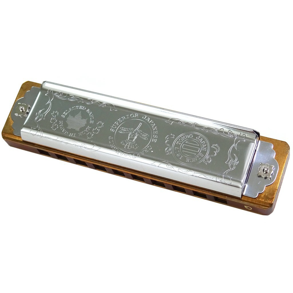tombo-folkblues-mark-ii-harmonica-ฮาร์โมนิก้า-คีย์-a-c-d-e-f-g-10-ช่อง-20-โทน-made-in-japan