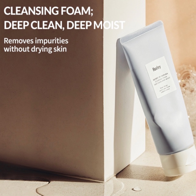 Huxley CLEANSING FOAM ; DEEP CLEAN, DEEP MOIST (ของแท้/พร้อมส่ง) Shopee Thailand