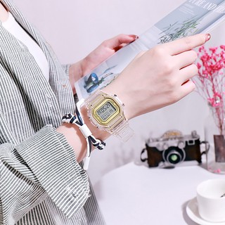 ภาพขนาดย่อของภาพหน้าปกสินค้าUnisex นาฬิกาข้อมือดิจิตอล แบบกันน้ำ แฟชั่น จากร้าน mgonee.th บน Shopee ภาพที่ 5
