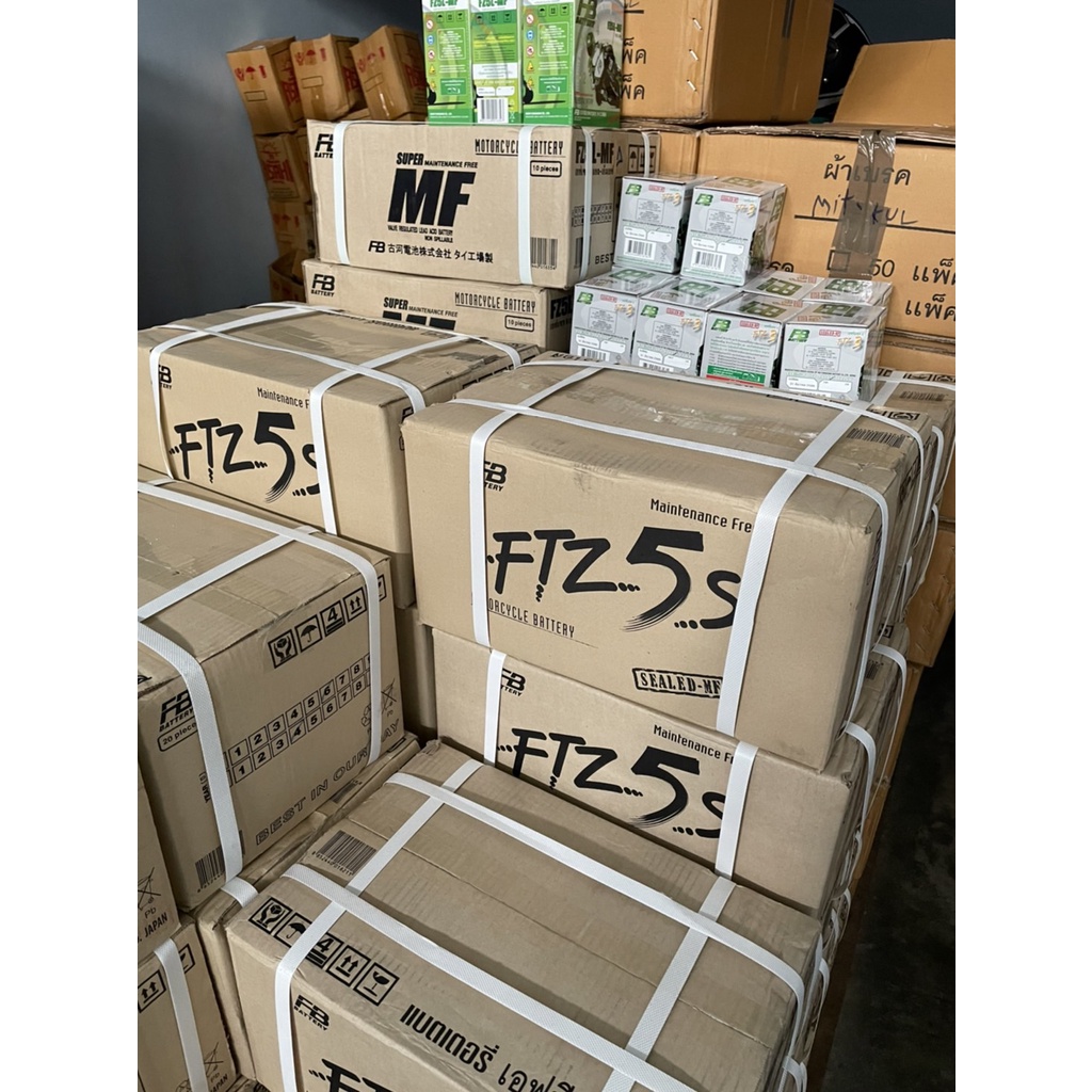 แบตเตอรี่ แบตFB จักรยานยนต์ FB FTZ7S (12V 6.3AH) fb battery | Shopee ...