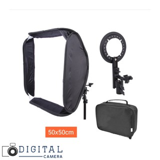 Flash Softbox Kit Bracket Bowen Mount Holder มีขนาด 40x40 50x50 60x60 ให้เลือกใช้งาน