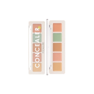 Focallure  คอนซีลเลอร์   พาเลตต์คอนซีลเลอร์ กันน้ำ ติดทนนาน ปกปิดจุดด่างดำ จานผสมสี