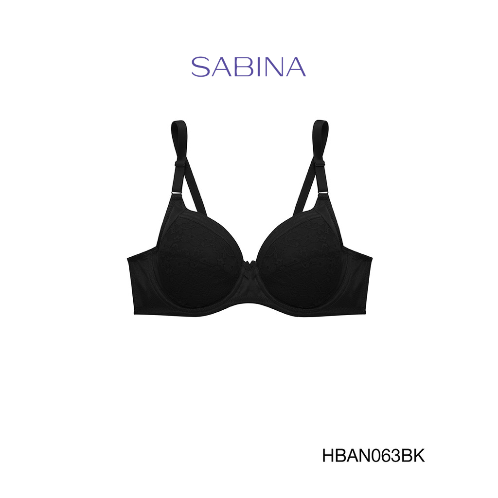 ภาพหน้าปกสินค้าSabina เสื้อชั้นใน Habpy Adult รหัส HBAN063BK สีดำ จากร้าน sabina_thailand บน Shopee