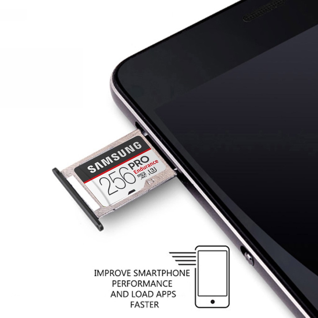 ภาพสินค้าเมมโมรี่การ์ด SAMSUNG Micro SDcard 32GB 64GB 128GB 256GB Class10 PRO Endurance (U1 100MB/s) memory card การ์ดหน่วยความจำ จากร้าน wbrdtbeyih บน Shopee ภาพที่ 2