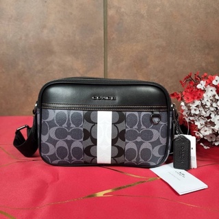 COACH Graham Crossbody In Blocked Signature C9965