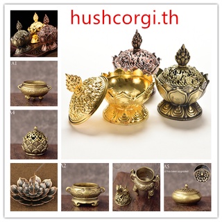 ภาพขนาดย่อของภาพหน้าปกสินค้ากระถางธูป รูปดอกบัว แบบสวยงาม จากร้าน hushcorgi.th บน Shopee