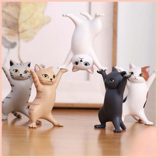 ภาพหน้าปกสินค้าตุ๊กตาโมเดลแมวน่ารักสำหรับตกแต่ง 5 ชิ้น / 1 ชุด ที่เกี่ยวข้อง