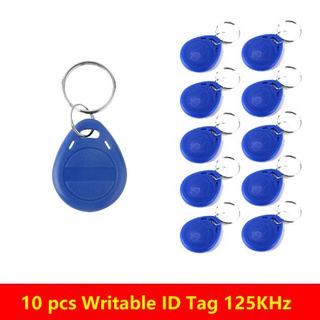 Thick Card, Thin Card, Key Tag 125kHz Writable Rewrite T5577 RFID ID Keycard for RFID Writer (10 Pack)