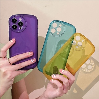 เคสโทรศัพท์มือถือแบบนิ่ม TPU ใส กันกระแทก กันรอยกล้อง สีแคนดี้ สําหรับ Samsung Galaxy A10 A10s A20 A30 A50 A20s A30s A50s A21s