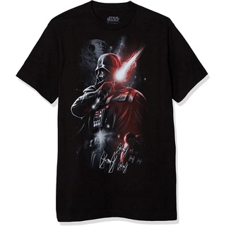 100%cotton เสื้อยืดผู้ชาย STAR WARS Mens Dark Lord Darth Vader Graphic Shirt men เสื้อ ยืด ผู้ชาย คอกลม โอเวอร์ ไซส์