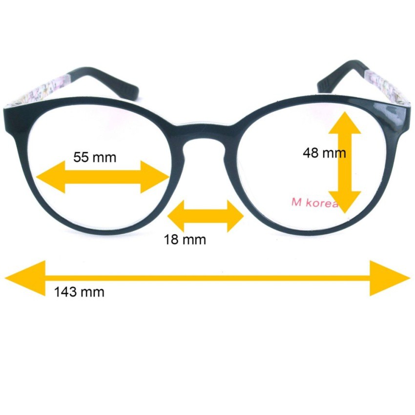 fashion-m-korea-แว่นสายตา-รุ่น-5546-สีดำตัดขาว