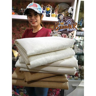 04FB1301s ผ้ากระสอบ ตาถี่เบอร์ 2 เนื้อละเอียด (มีหลายขนาดให้เลือก) ขนาด 60cm x 120cm