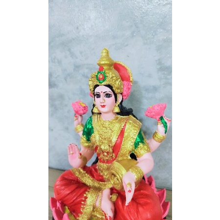 พระแม่ลักษมีเทวีแห่งความร่ำรวยและโชคลาภงานเรซิ่น