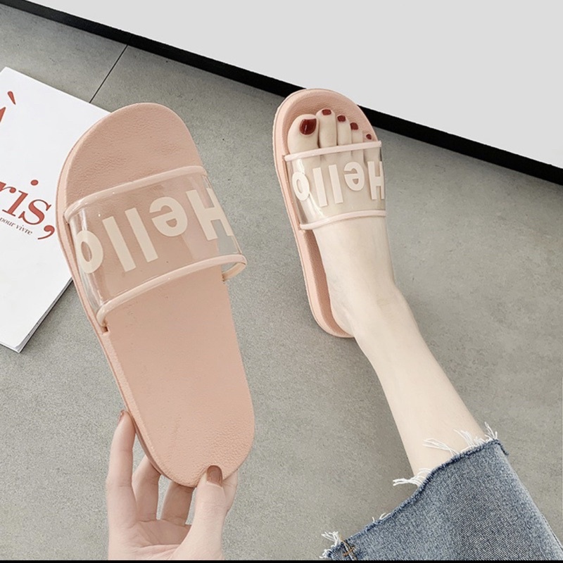 รองเท้าแตะแฟชั่นhello-36-41-พร้อมส่ง