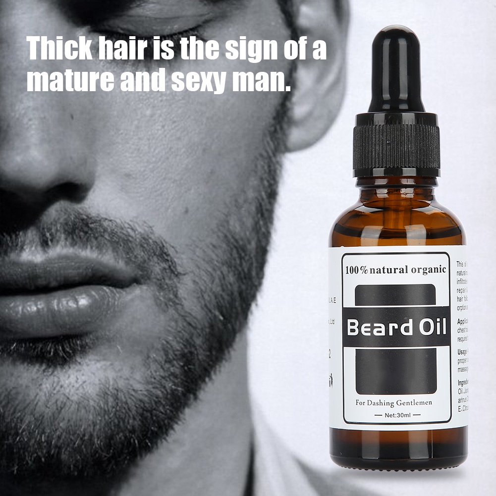 เกี่ยวกับสินค้า Nutrition Moustache Facial Tool Shaping Men Beard Oil Beard Care Bread Serum Growth Enhancer