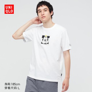 Uniqlo เสื้อยืดแขนสั้น พิมพ์ลาย UT Mickey MOUSE (มิกกี้ โฟโต้ไดอารี่ สําหรับผู้ชาย ผู้หญิง) 439633