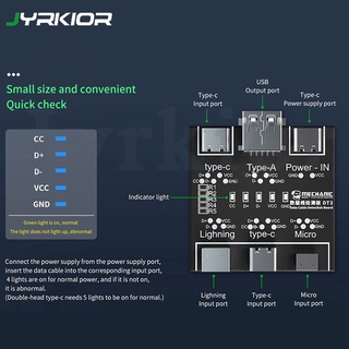 Mechanic DT3 บอร์ดทดสอบสายเคเบิล USB Type-C สําหรับ iPhone Android