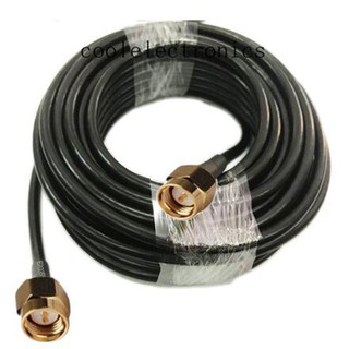 SMA Male to SMA Male Connector RG58 50-3 RF Coax Coaxial Cable 50ohm 50cm 1m 2m 3m 5m 10m 15m 20m