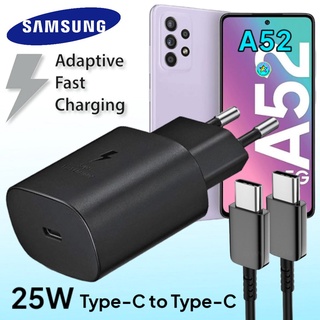 ที่ชาร์จ Samsung Galaxy A52 5G 25W Usb-C to Type-C ซัมซุง หัวชาร์จ(EU) สายชาร์จ 2เมตร Fast Charge ชาร์จเร็ว ชาร์จด่วน