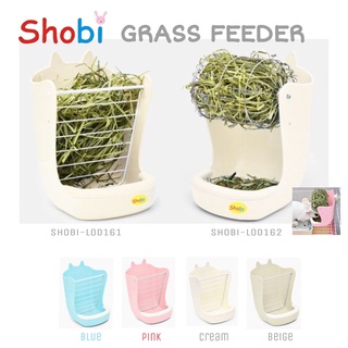 สินค้า Shobi-LOD161,LOD162 รางหญ้าพร้อมถ้วยอาหาร