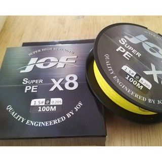 ภาพหน้าปกสินค้า[[ PongFishing ]] สายสีเหลือง Super PE X8 HighStrength by JOF สายพีอีพรีเมี่ยม ถัก8 From Japan 100ม. รับประกันความเหนียว ซึ่งคุณอาจชอบราคาและรีวิวของสินค้านี้