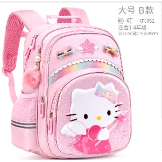 กระเป๋าสะพายหลัง กระเป๋านักเรียนเด็กประถม Hello Kitty กระเป๋าเป้ กระเป๋าสำหรับเด็กหญิง