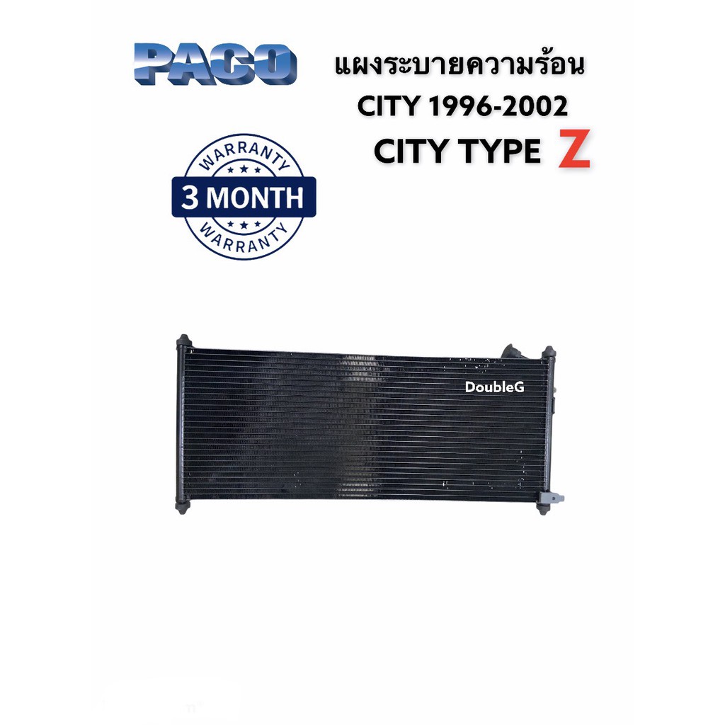 แผงแอร์-honda-city1996-2002-paco-pl-3923-แผงคอยล์ร้อน-city-type-z-แผงระบายความร้อน-city96-แผงระบายความร้อน-city-type-z