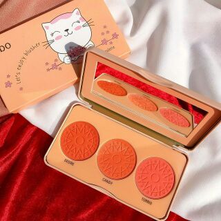 แท้💯💯💯
Odbo Let’s Enjoy Blusher 🍑🍑 บลัชออนน้องใหม่ลายน้องแมวสุดน่ารักมากับแพคเกจจิ้งตลับแม่เหล็ก