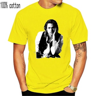  100%COTTONเสื้อยืดผ้าฝ้ายเสื้อยืด พิมพ์ลาย Nieuwe Brad Pitt Herren สําหรับผู้ชาย เสื้อยืด พิมพ์ลาย Wit Zwart Grijs Rood