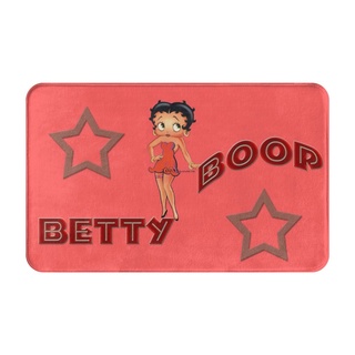 【In Stock】Betty Boop พรมปูพื้นห้องน้ำแบบในร่มและกลางแจ้ง พรมกันลื่น พรม