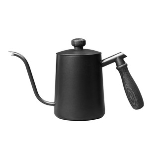 Hand flush pot หม้อต้มกาแฟสแตนเลสแบบมือหมุน Teflon long spout coffee pot 600ML