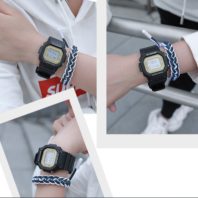 ภาพสินค้าAMELIA AW214 นาฬิกาข้อมือผู้หญิง นาฬิกา สปอร์ต นาฬิกาผู้ชาย นาฬิกาข้อมือ นาฬิกาดิจิตอล Watch สายซิลิโคน พร้อมส่ง จากร้าน amelia_sp บน Shopee ภาพที่ 8