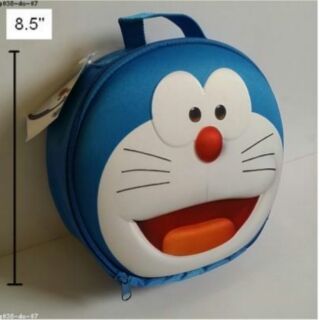 กระเป๋าถือ ใส่เครื่องสำอาง ของกระจุ๊กกระจิ๊ก ก็ได้ค่ะ ลาย โดราเอม่อน Doraemon ขนาด 8.5x8.5 นิ้ว